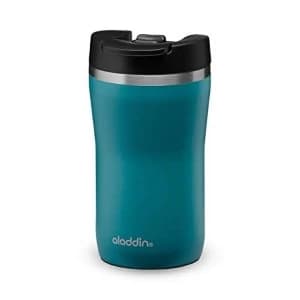 Aladdin Cafe Thermavac Leak-Lock Stainless Steel Mug 0.25L Aqua Blue