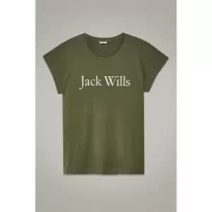 Jack Wills Forstal Boyfriend T-Shirt - Green
