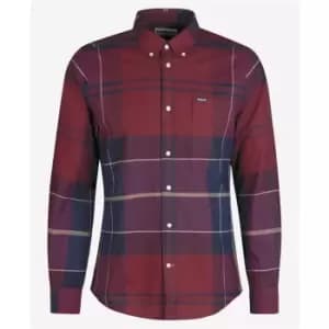 Barbour Stirling Tailored Fit Shirt - Red