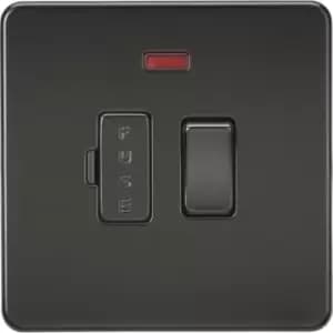 MLA Knightsbridge 13A Switched Fused Spur Unit With Neon Matt Black - SF6300NMBB