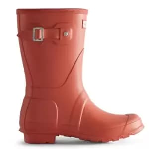 Hunter Womens Original Short Wellington Boots Rorbu Rust UK 5