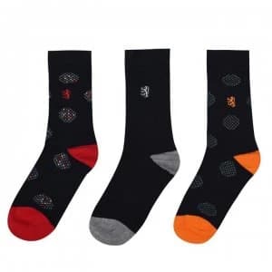 Pringle Circle 3 Pack Socks - Navy