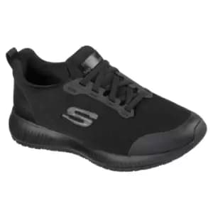 Skechers Womens/Ladies Squad SR Wide Shoes (3 UK) (Black)