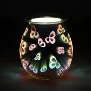 Flower Petal Light-up Electric Oil Burner