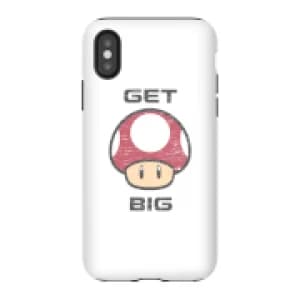 Nintendo Super Mario Get Big Mushroom Phone Case - iPhone X - Tough Case - Gloss
