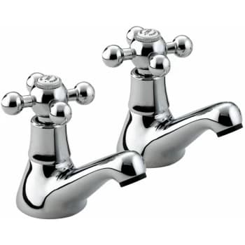 Regency Basin Taps - Chrome Plated - Bristan