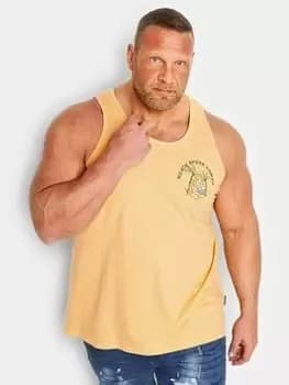 BadRhino North Shore Hawaii Flax Vest, Yellow, Size 2XL, Men