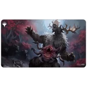 Innistrad Crimson Vow Playmat F featuring Ulvenwald Behemoth for Magic: The Gathering