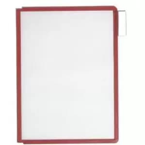 Durable SHERPA® Display Panel A4 Red Pack of 10