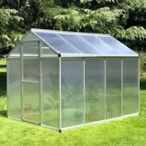 Alfresco 8 x 6ft Aluminium Greenhouse, none