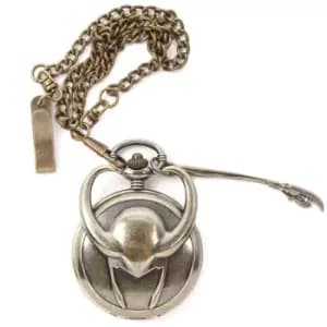 Marvel Loki Antique Goldstone Pocket Watch