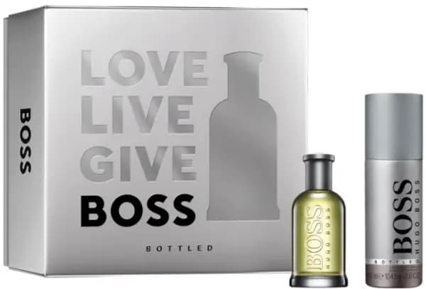 BOSS Bottled Eau de Toilette and Deodorant Mens Christmas Gift Set