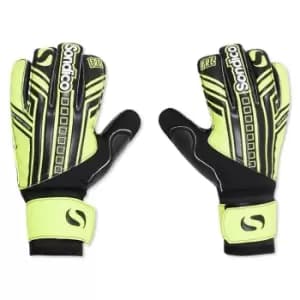 Sondico AquaSpine Junior Goalkeeper Gloves - Black