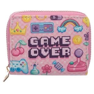 Next Gen Game Over Zip Around Small Wallet Purse