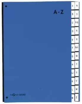 Pagna 24249-02 divider book Blue Cardboard A4