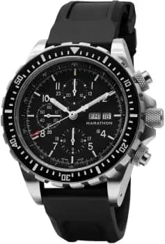 Marathon Watch Dive Jumbo Diver Pilots Automatic Chronograph CSAR