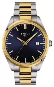 Tissot T1504102204100 Mens PR 100 (40mm) Blue Dial / Two- Watch