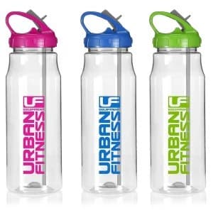 Urban Fitness Hydro Drinks Bottle 700ml Clear/Blue