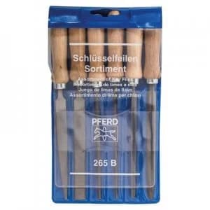 PFERD 11706100 Key file set 100 mm cut 2 incl. filing pin in plastic bag 100 mm