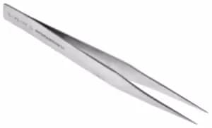2ASASL FLAT ROUND TIP TWEEZERS 120mm