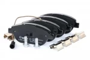 Bosch Brake Pads ABARTH,LANCIA,FIAT 0 986 424 596 71770086,77365026,77365468 Disk Pads,Brake Pad Set, disc brake 71754803,77366528,95515027,425408