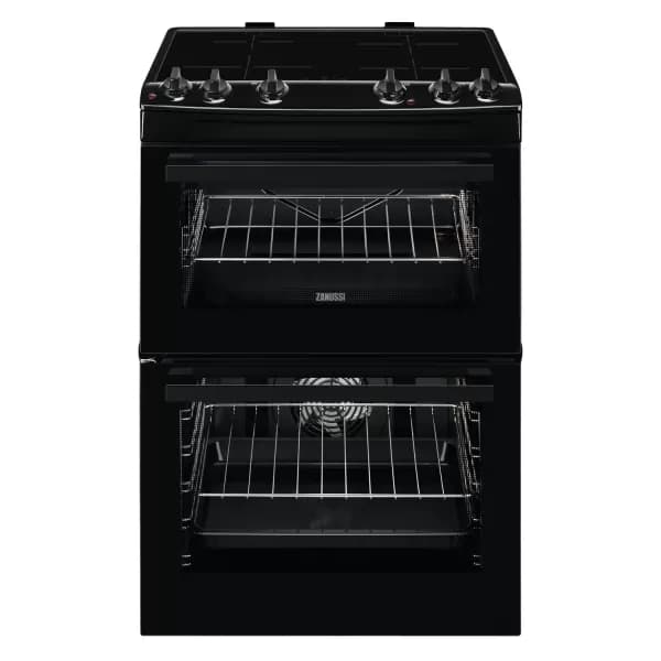 Zanussi ZCI66080BA Electric Cooker with Induction Hob - Black - A/A Rated