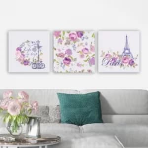 1285266393 Multicolor Decorative Canvas Painting (3 Pieces)