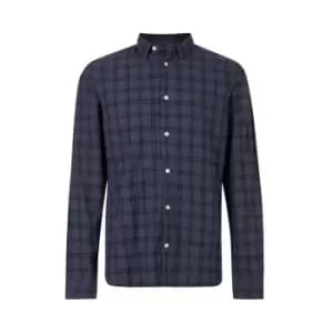 AllSaints AllSaints Coruna Long Sleeve Shirt Mens - Blue