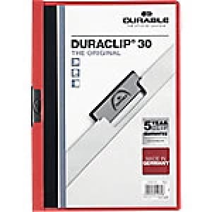 Durable Clip File 2200-03 A4 Red
