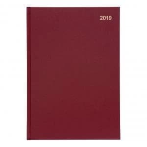Office 2019 Diary Week to View A4 Red 941115
