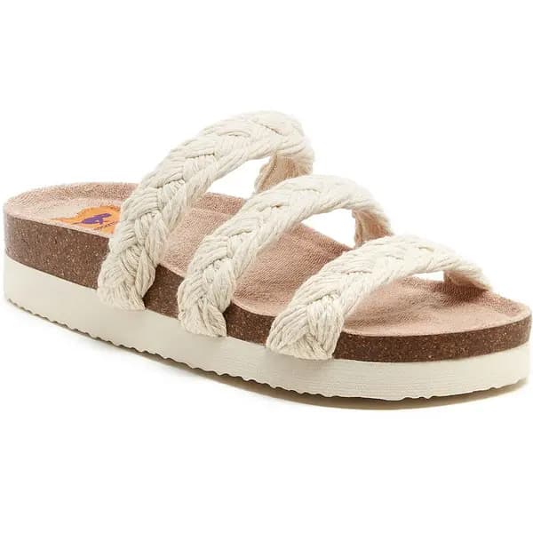Rocket Dog Womens Ashley String Braid Slide Strapped Sandals UK Size 3 (EU 36) Natural RKD242-NATURL-3