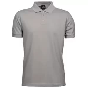 Tee Jays Mens Luxury Stretch Short Sleeve Polo Shirt (2XL) (Stone)