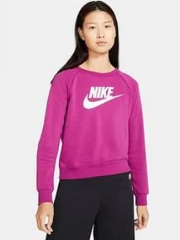 Nike Nsw Essential Sweat, Cerise Size M Women