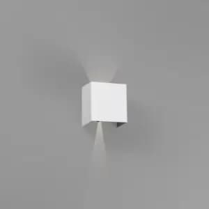 Olan Outdoor LED Up Down Wall Lamp White 6W 3000K IP54