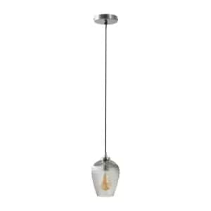 Aurelian Brushed Chrome Ceiling Light Pendant