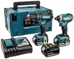 Makita LXT 18V Combi and Impact Driver Twin Kit