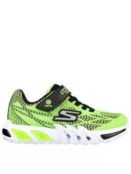 Skechers Flex-glow Elite Vorlo Trainer, Green, Size 4 Older