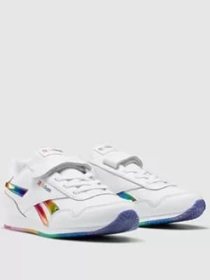 Reebok Royal Classic Jog 3.0 1v, White/Multi, Size 1