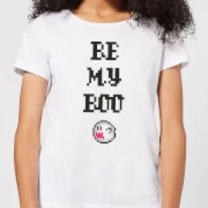 Super Mario Be My Boo Womens T-Shirt - White - 3XL