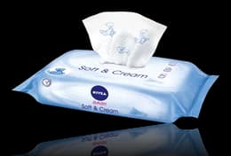 Nivea Soft & Cream TU baby moisturized baby wipes