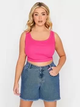 Yours Flippy Short Mid Blue Size 14, Women