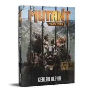 Genlab Alpha Core Mutant Year Zero Post Apocalyptic RPG Hardback Board Game