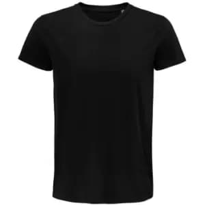 SOLS Unisex Adult Pioneer Organic T-Shirt (3XL) (Deep Black)