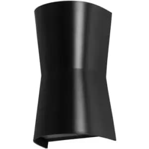Forlight Lighting - Forlight Prisma Outdoor Up Down Wall Lamp Black, Tinted, IP65