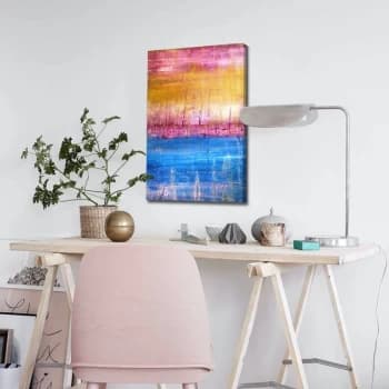 4570ABSC - 039 Multicolor Decorative Canvas Painting