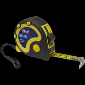 Sealey Rubber Jacket Measuring Tape Imperial & Metric 10ft / 3m 16mm
