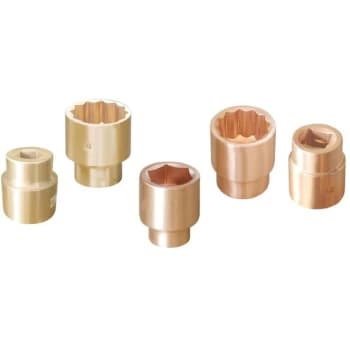 24MM Spark Resistant Socket 1 Sq. Drive Al-Br - Kennedy
