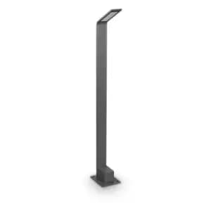 Ideal Lux LED Outdoor Tall Bollards Anthracite IP54, 3000K