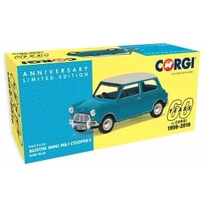 Austin Mini Mk1 Cooper Surf Blue 1:43 Corgi 60th Model