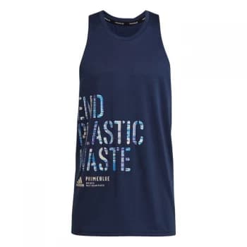 adidas Primeblue Tank Top Mens - Crew Navy